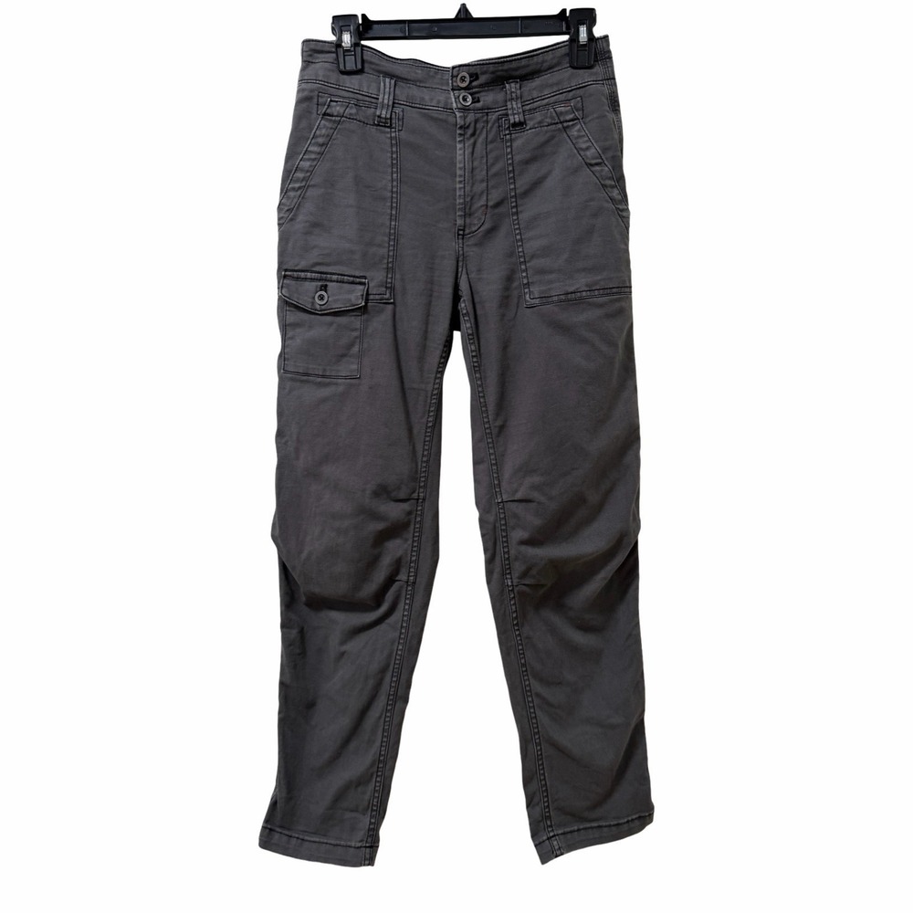 Anthropologie Pilcro Wanderer Carpenter Mid Rise Straight Leg Pants Size 26 Gray